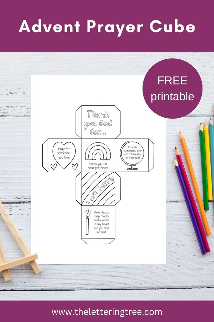 Free Printable Advent Prayer Cube